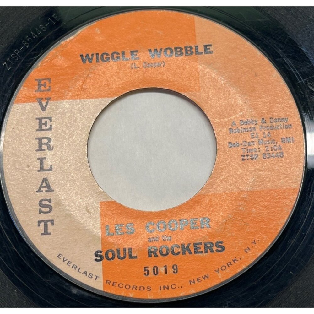 Les Cooper and the Soul Rockers Wiggle Wobble / Dig Yourself 45 Vinyl 60s Rock